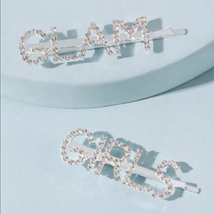 Glam + Girls Rhinestone Hair Pins